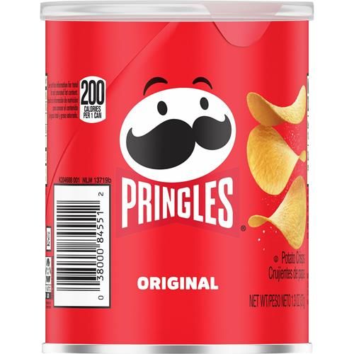 Pringles Potato Crisps Chips, Lunch Snacks, Office And Kids Snacks, Grab N Go, Original (12 Cans)