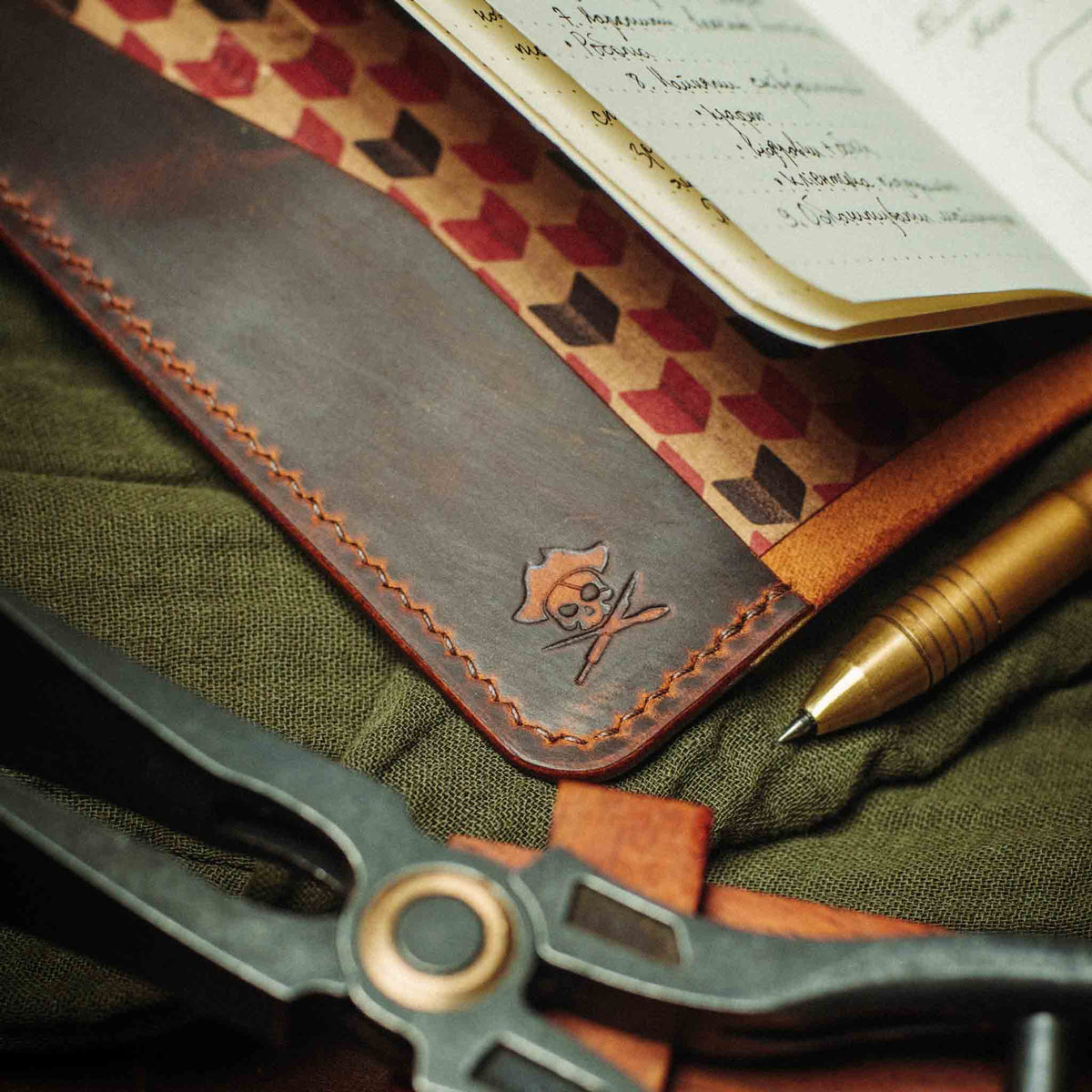 Pirate Goods Navigator - Leather Field Notes Cover