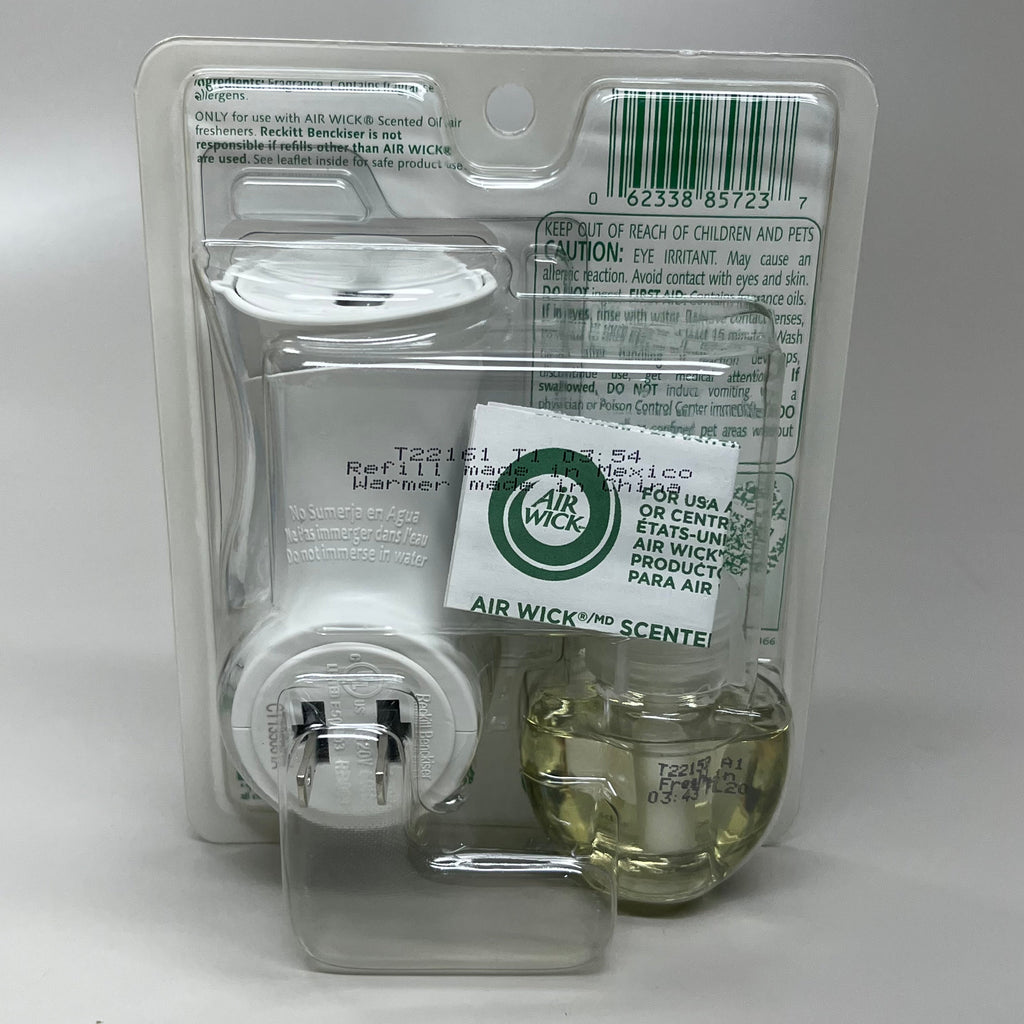 AIR WICK 6-PK! Plug in Air Freshener w/ Fresh Linen scent & essential oils (New)