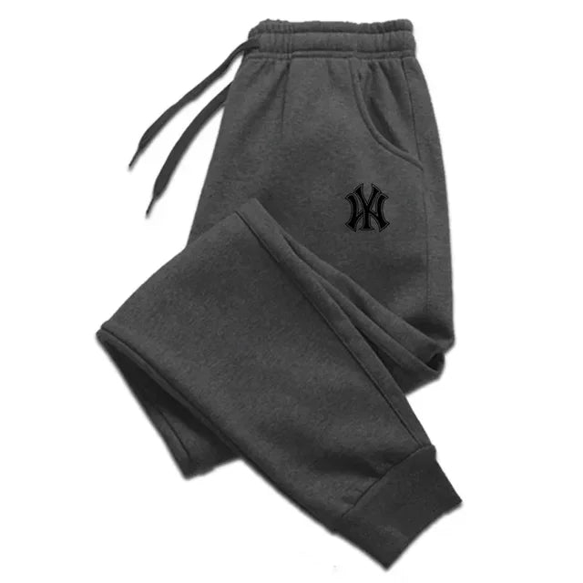 Men's Jogging Sweatpants - Breathable Cotton Blend