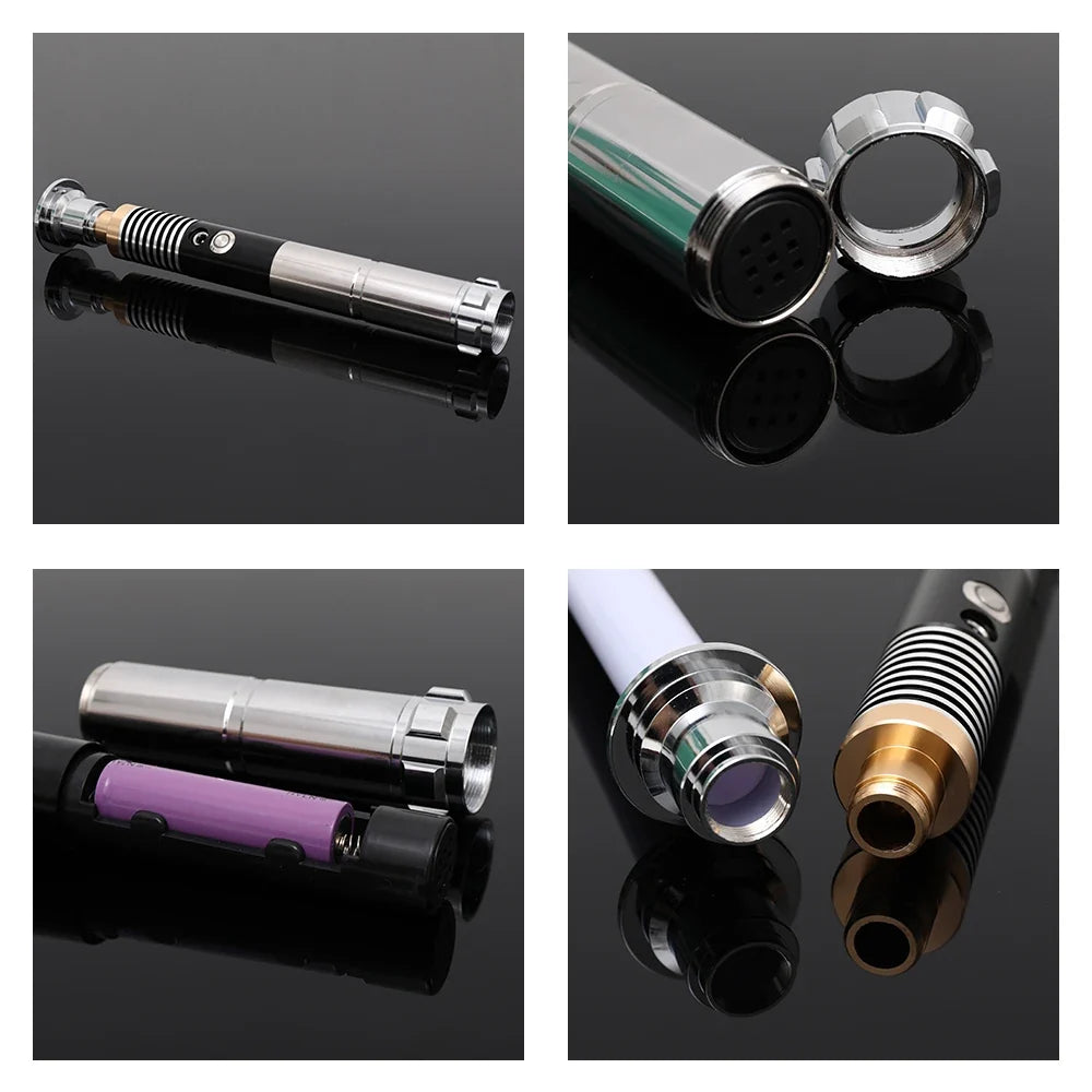 RGB Metal Lightsaber Rechargeable LED Light Sword