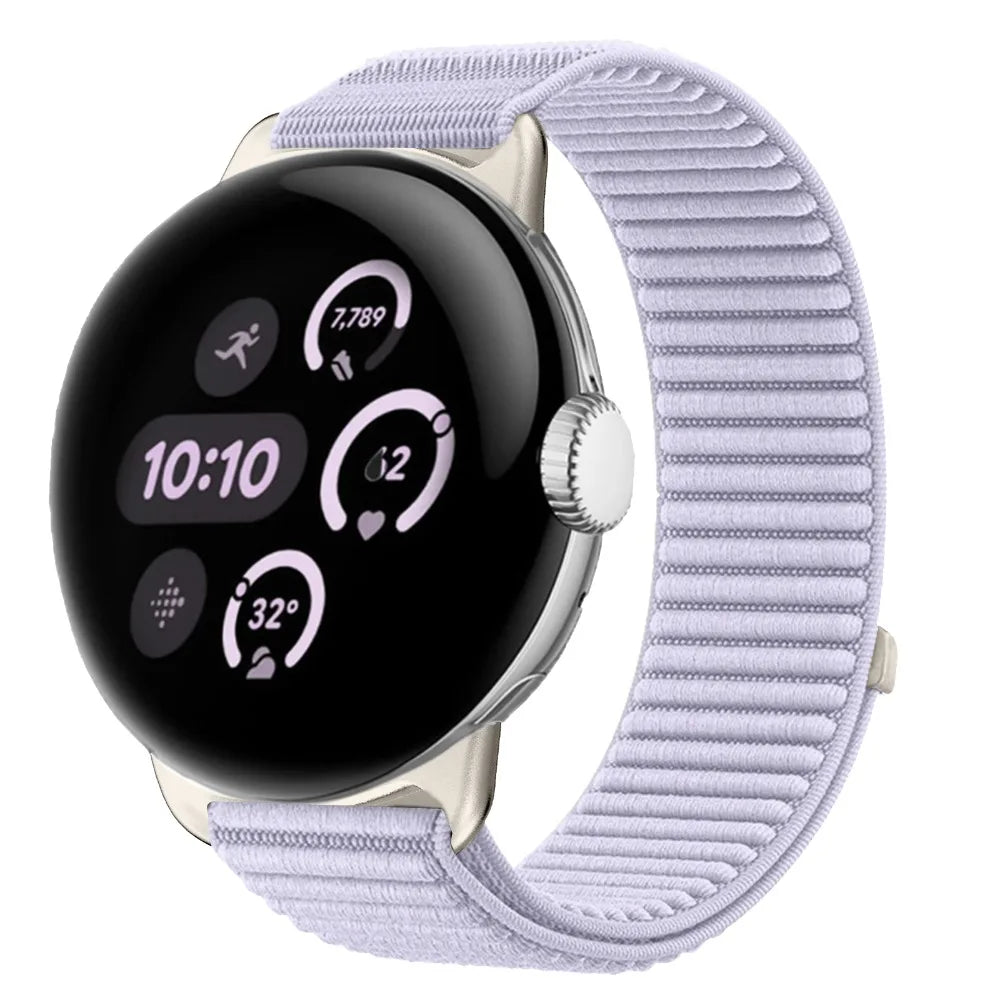 Google Pixel Watch 1 2 3 4 41mm 45mm Nylon Band-Breathable