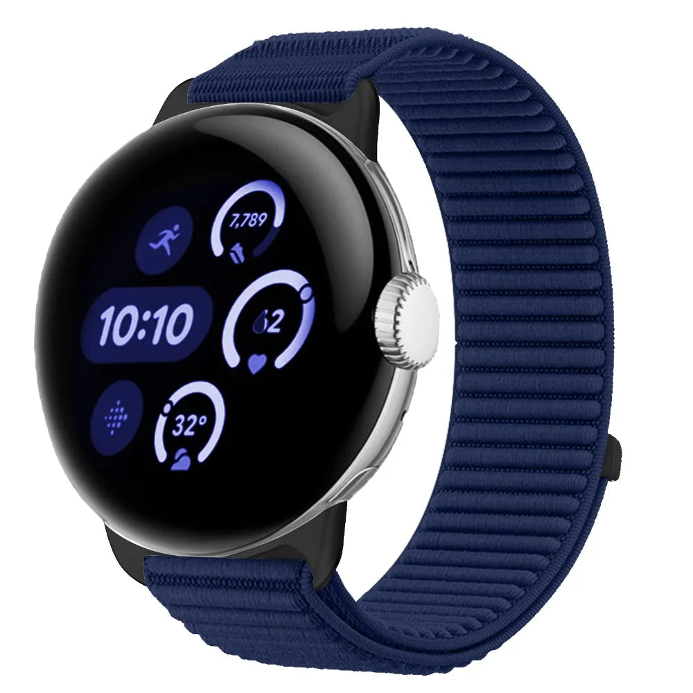Google Pixel Watch 1 2 3 4 41mm 45mm Nylon Band-Breathable