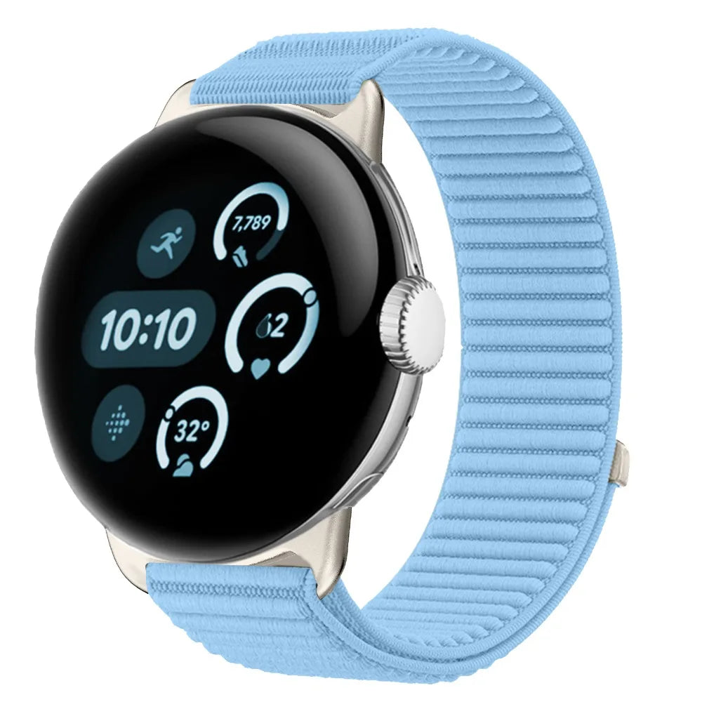 Google Pixel Watch 1 2 3 4 41mm 45mm Nylon Band-Breathable